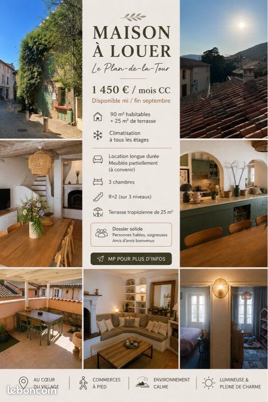 Maison à louer, 88m², Le Plan-de-la-Tour