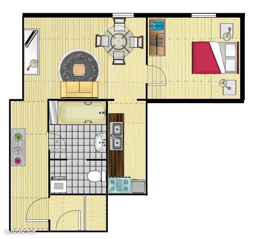 Appartement à louer, 39m², Avignon