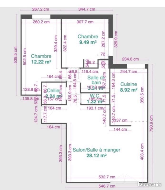 Appartement à louer, 65m², Moissy-Cramayel