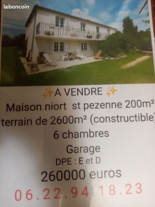 Maison à vendre, 200m², Niort