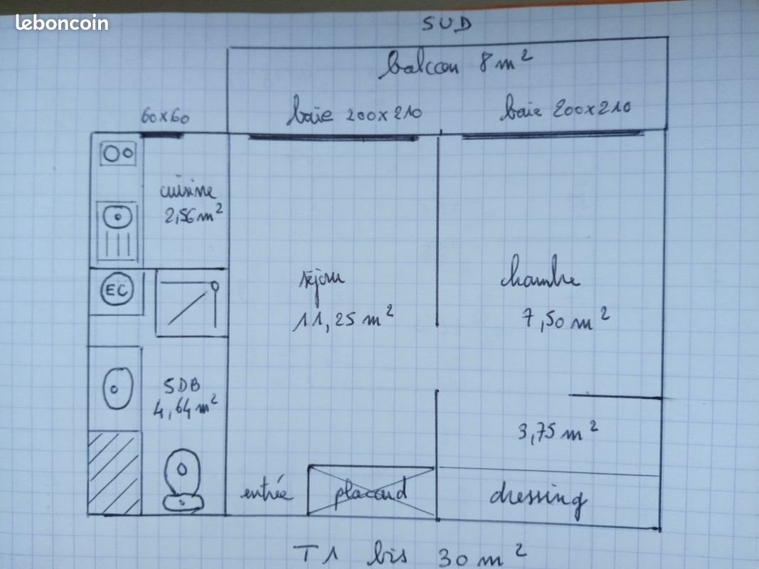 Appartement à louer, 30m², Arcachon