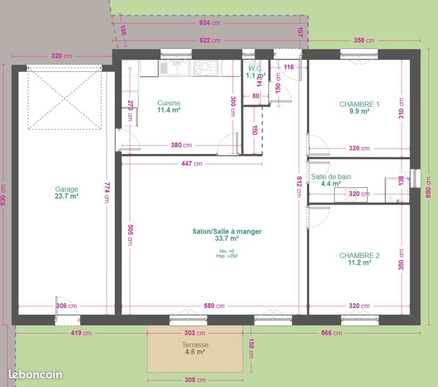 Maison à louer, 73m², Vergigny