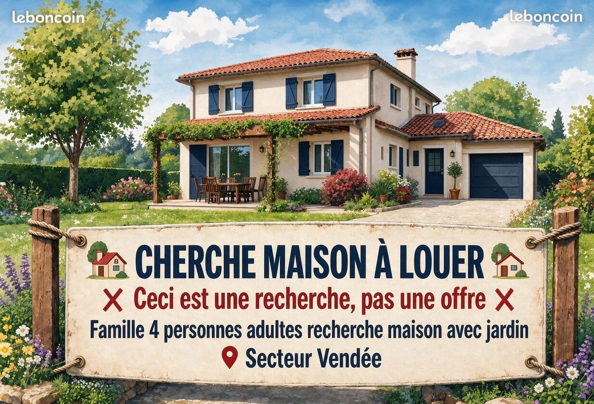 Maison à louer, 80m², La Roche-sur-Yon