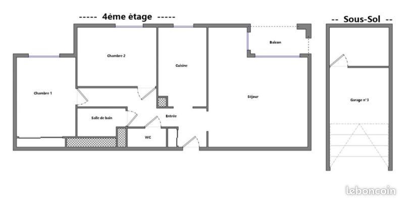 Appartement à vendre, 66m², Villefranche-sur-Saône