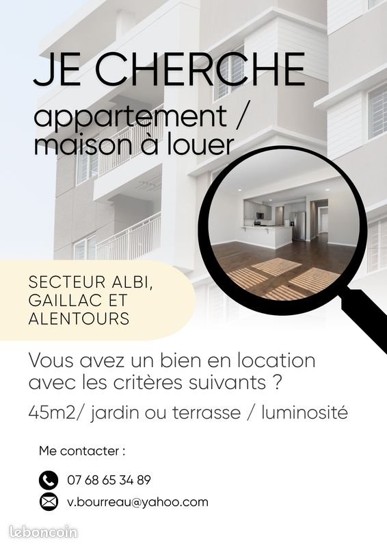 Appartement à louer, 45m², Albi