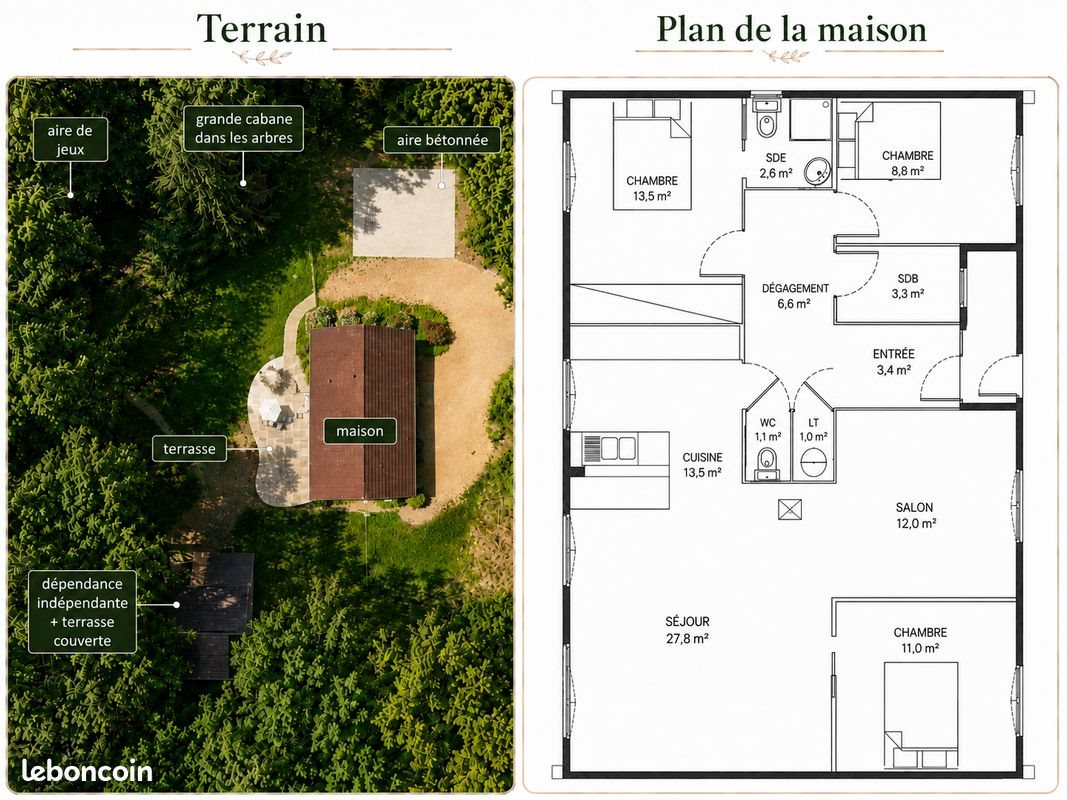 Maison à vendre, 125m², Berchères-Saint-Germain