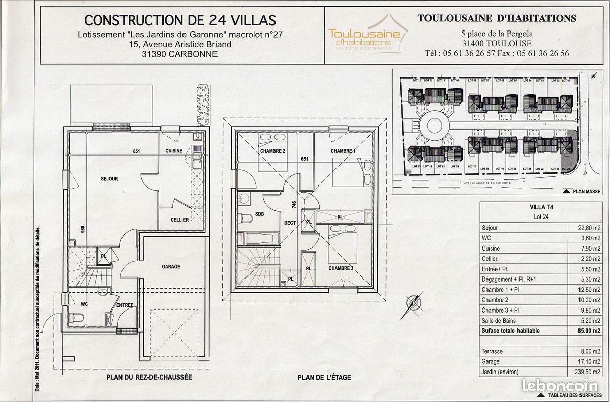 Maison à vendre, 85m², Carbonne