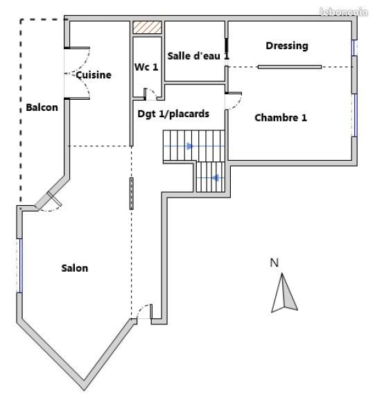 Appartement à vendre, 105m², Fontaines-Saint-Martin
