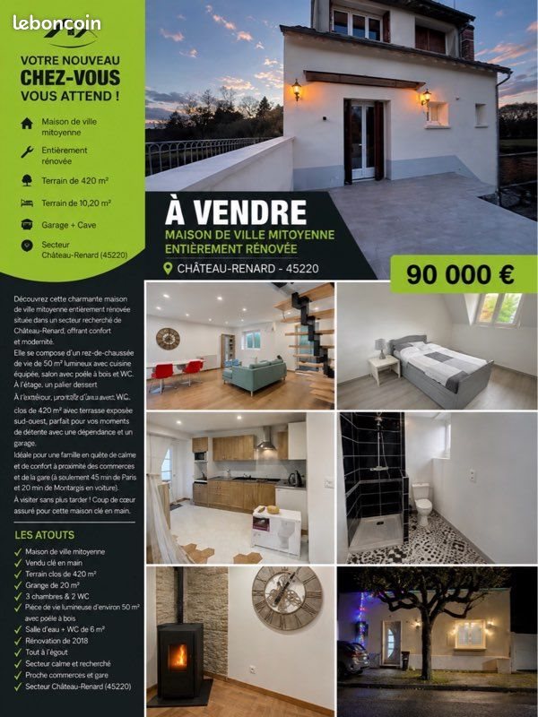 Maison à vendre, 65m², Melleroy