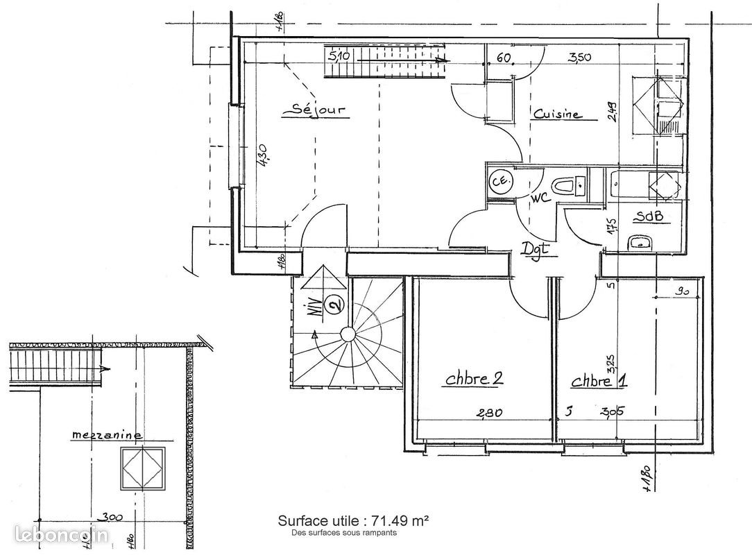 Appartement à louer, 55m², Chapareillan