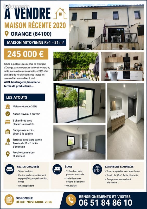 Maison à vendre, 81m², Orange