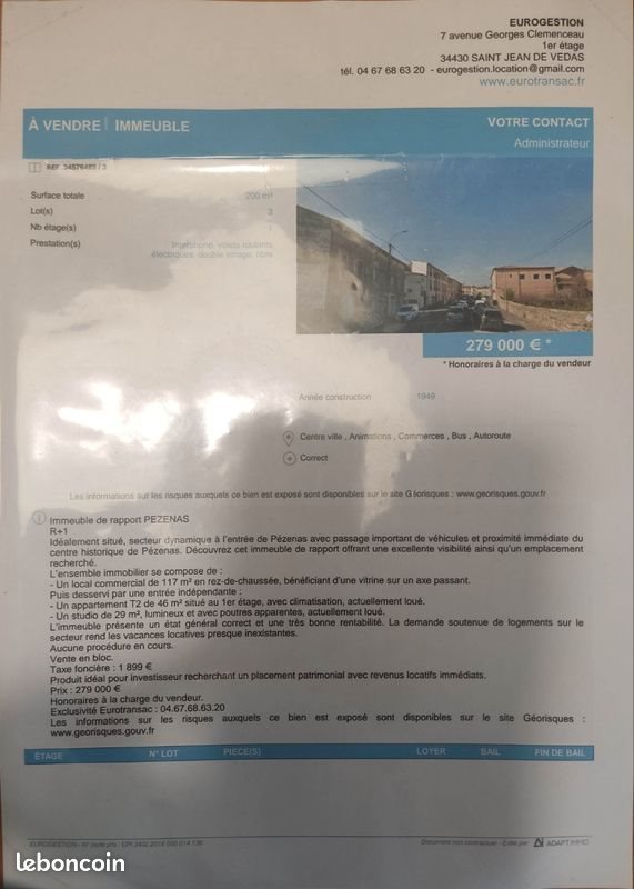 Maison à vendre, 200m², Pézenas