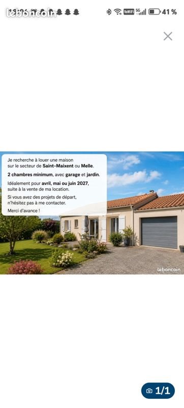 Maison à louer, 100m², Saint-Martin-de-Saint-Maixent