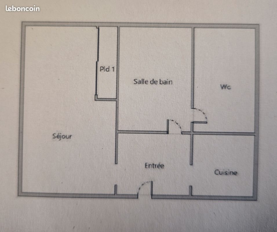 Appartement à louer, 23m², Roanne