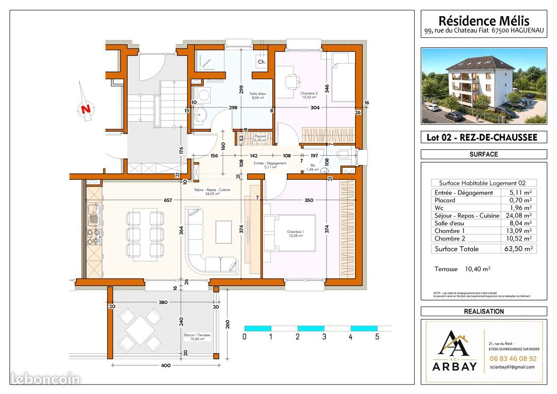 Appartement à vendre, 73m², Haguenau