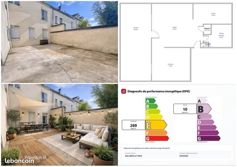 Appartement à louer, 29m², Brie-Comte-Robert