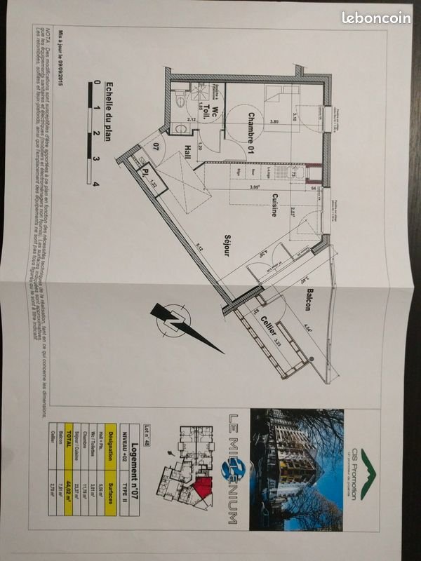 Appartement à vendre, 44m², Chambéry