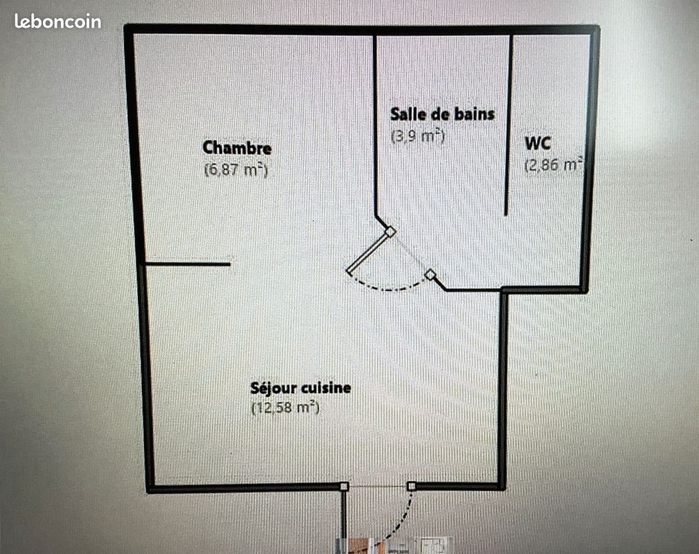 Appartement à louer, 27m², Lure