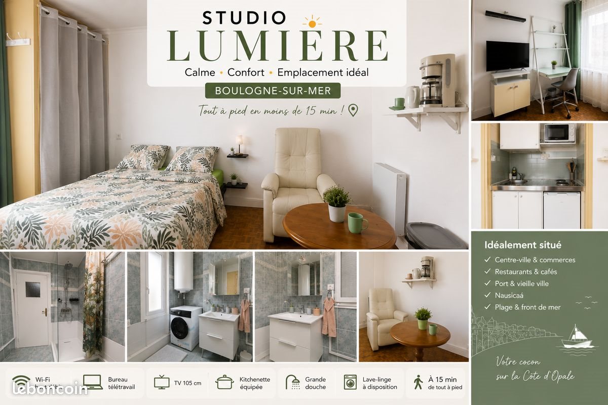 Appartement à louer, 14m², Boulogne-sur-Mer