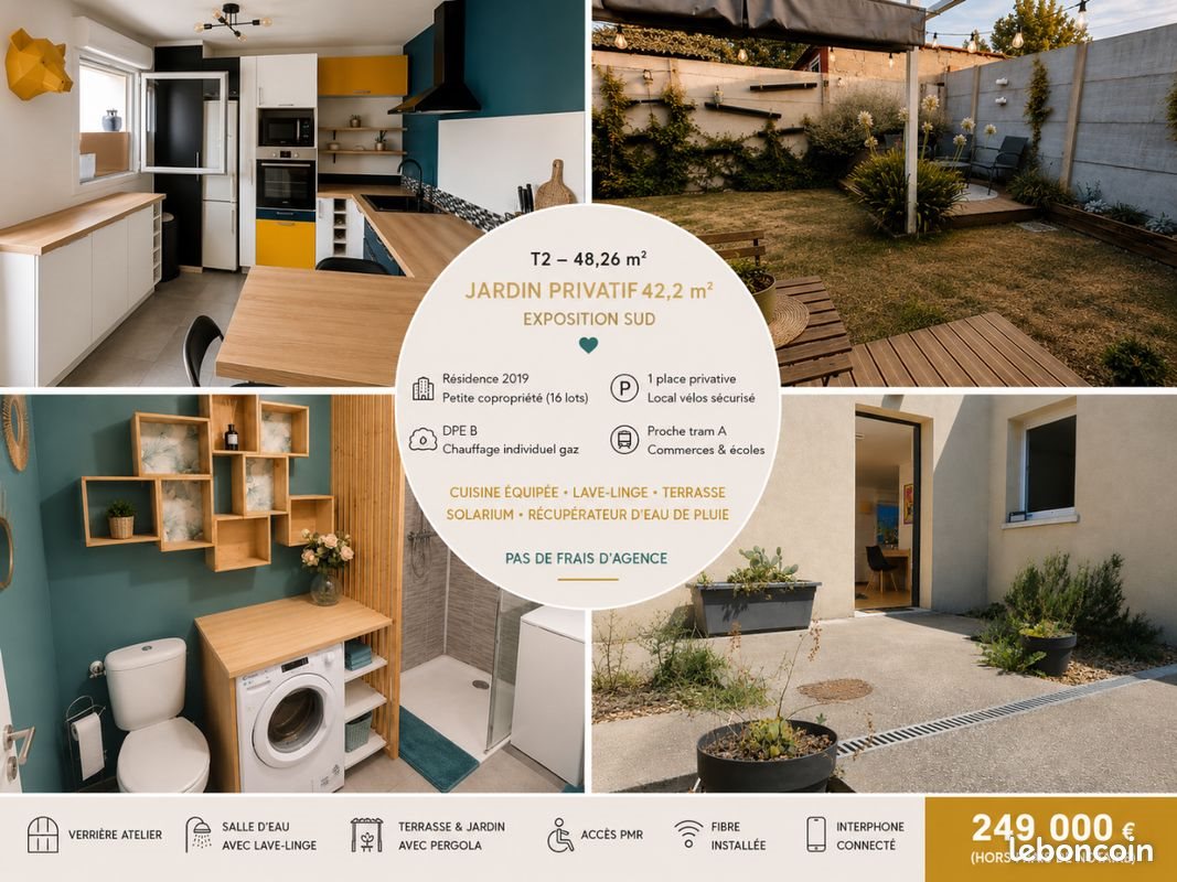 Maison à vendre, 48m², Cenon