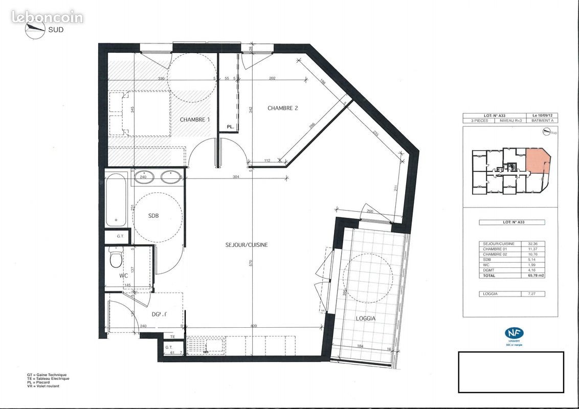 Appartement à vendre, 66m², Marseille 5ème