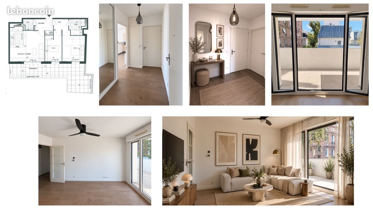 Appartement à vendre, 59m², Puteaux