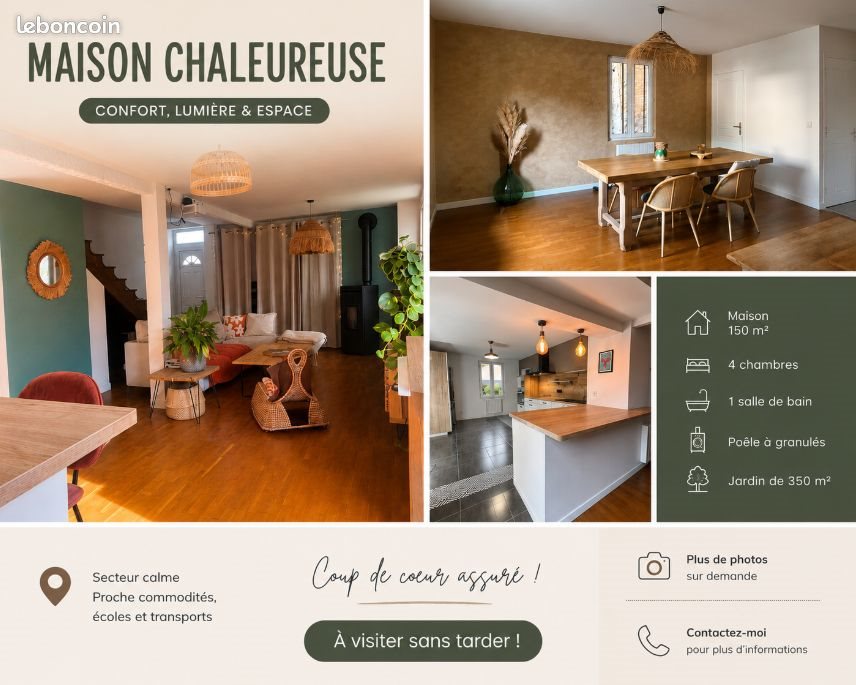 Maison à vendre, 150m², Nivolas-Vermelle