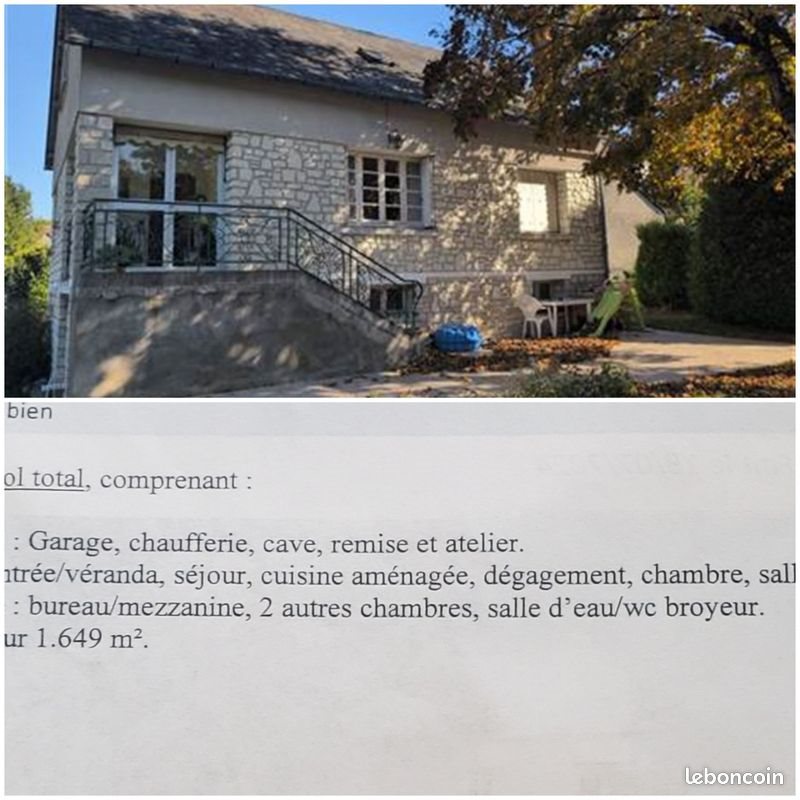 Maison à vendre, 95m², Preuilly-sur-Claise