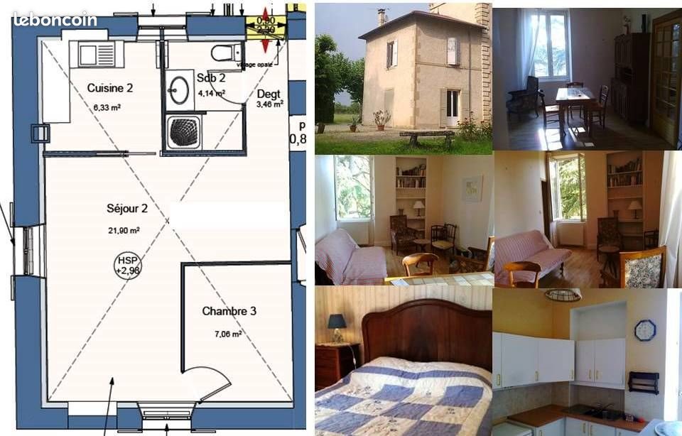 Appartement à louer, 45m², Romans-sur-Isère