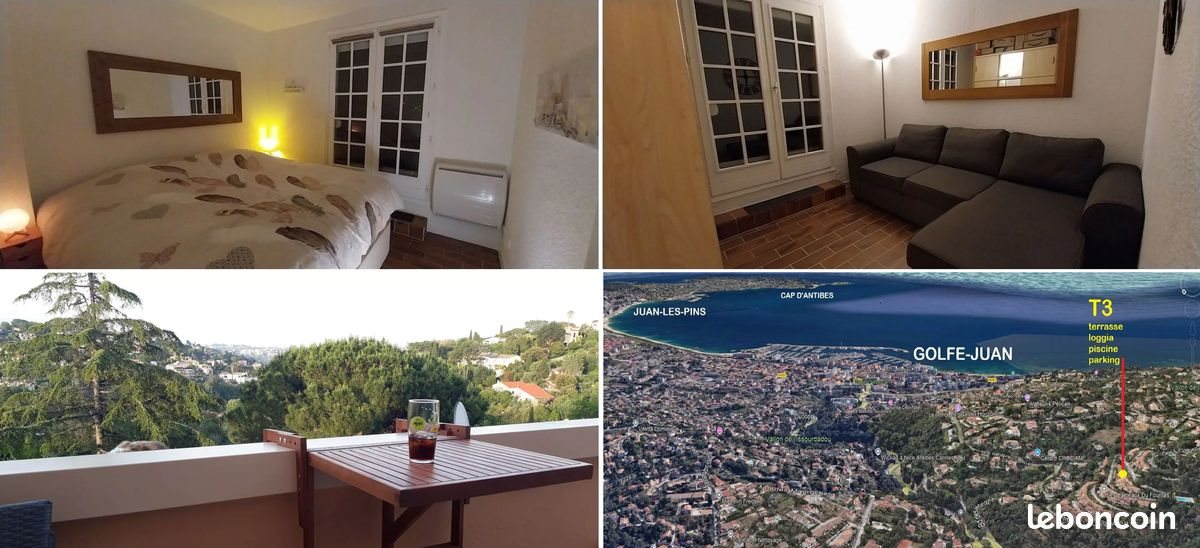 Appartement à vendre, 56m², Vallauris