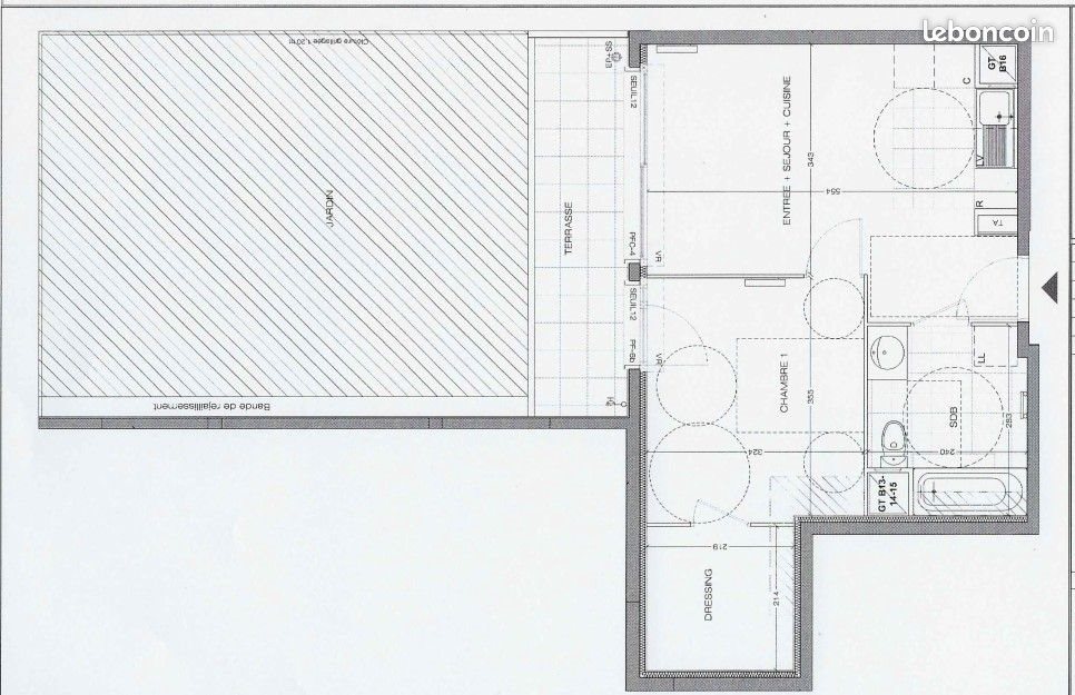 Appartement à louer, 43m², Colombes
