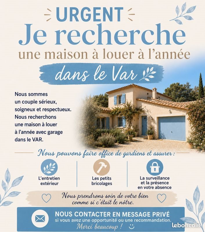 Maison à louer, 60m², La Londe-les-Maures