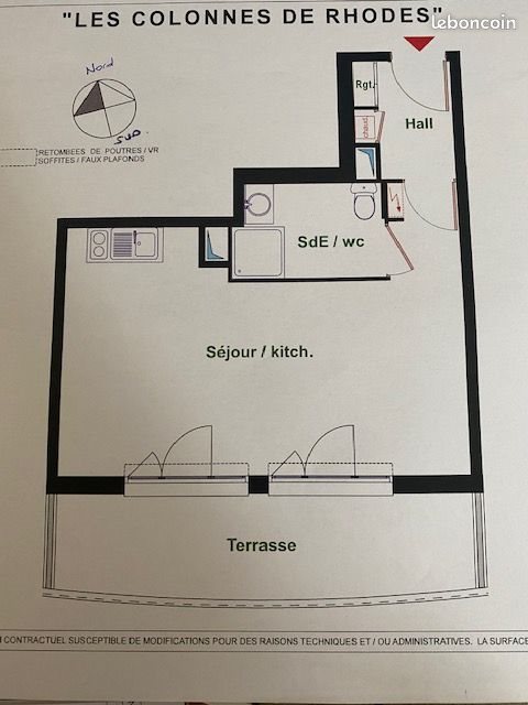 Appartement à louer, 35m², Marseille 13ème