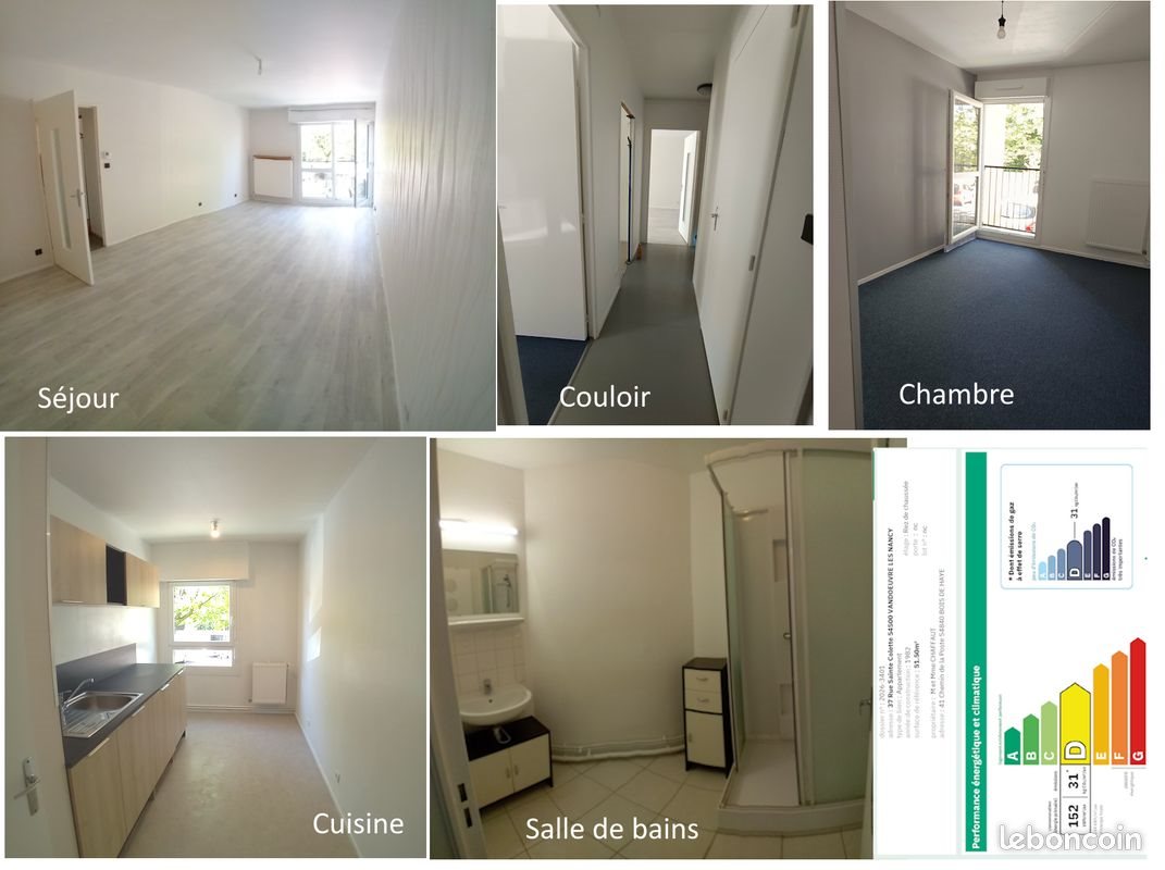 Appartement à louer, 51m², Vandoeuvre-lès-Nancy