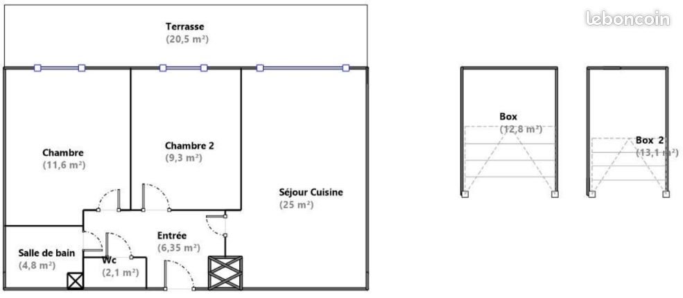 Appartement à vendre, 59m², Marseille 12ème