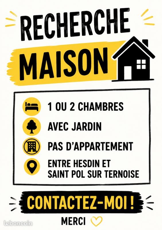 Maison à louer, 70m², Saint-Pol-sur-Ternoise