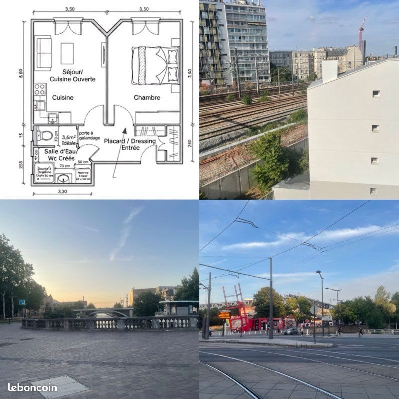 Appartement à vendre, 37m², Paris 19ème