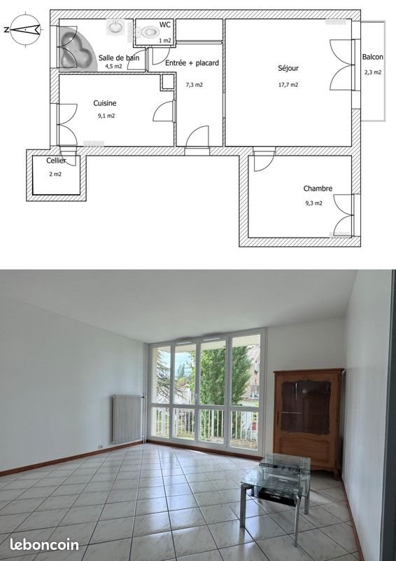 Appartement à vendre, 49m², Écouen
