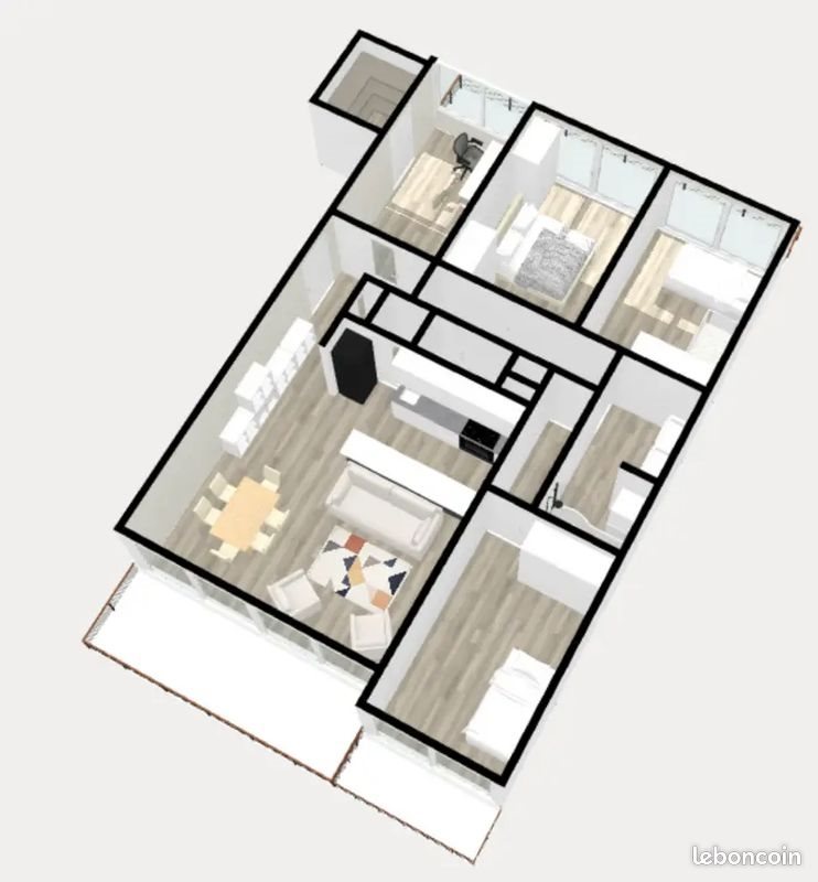 Appartement à vendre, 97m², Rennes