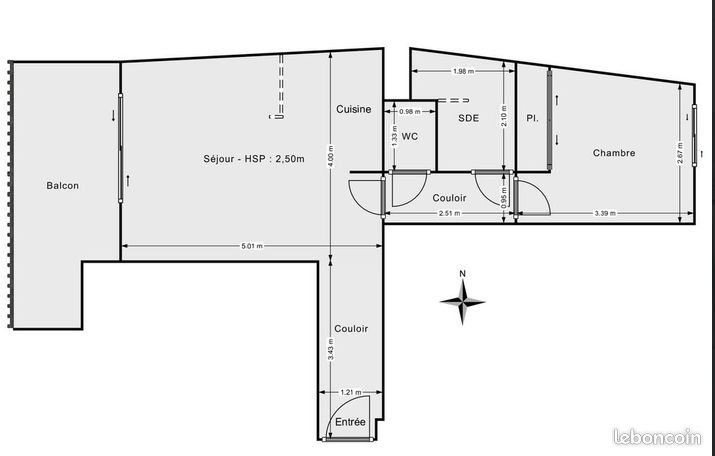 Appartement à louer, 41m², Fréjus