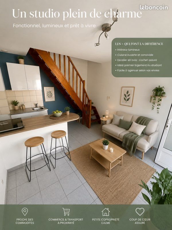 Appartement à louer, 25m², Beaune