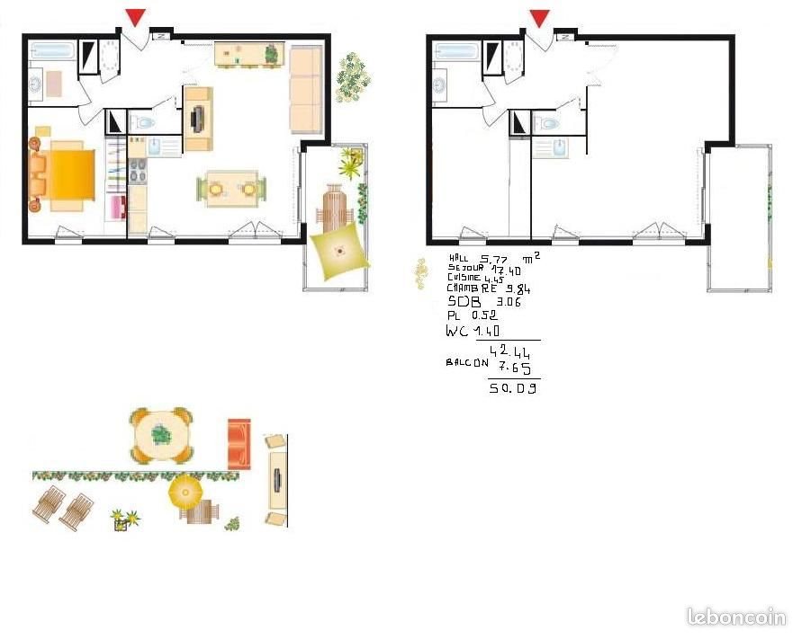 Appartement à louer, 43m², Nice