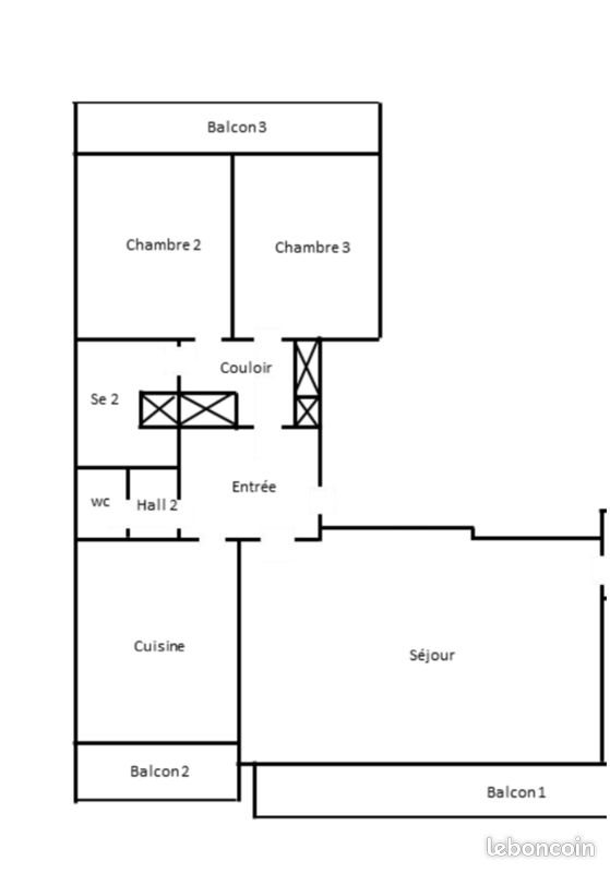 Appartement à louer, 100m², Decazeville