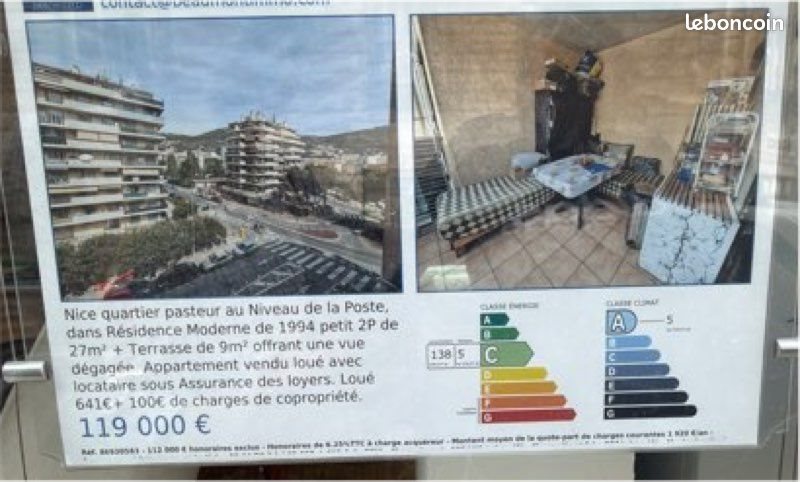 Appartement à vendre, 29m², Nice