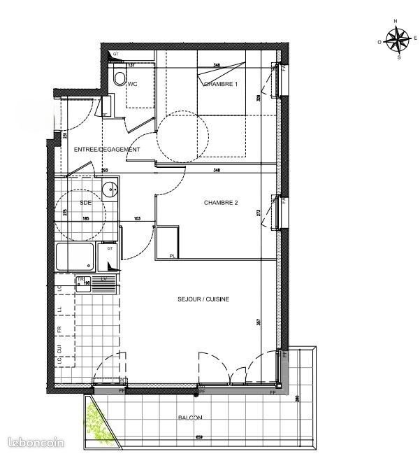Appartement à louer, 58m², Gif-sur-Yvette