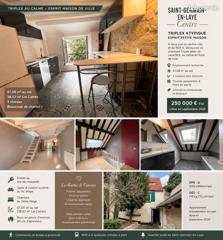 Appartement à vendre, 40m², Saint-Germain-en-Laye