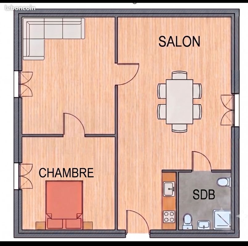 Appartement à vendre, 40m², Villeneuve-le-Roi