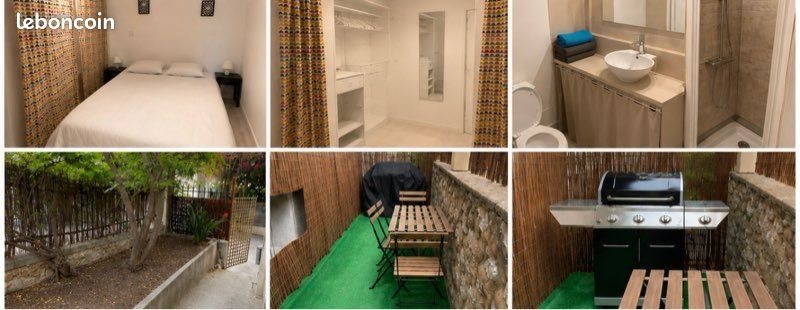 Appartement à louer, 28m², Cassis