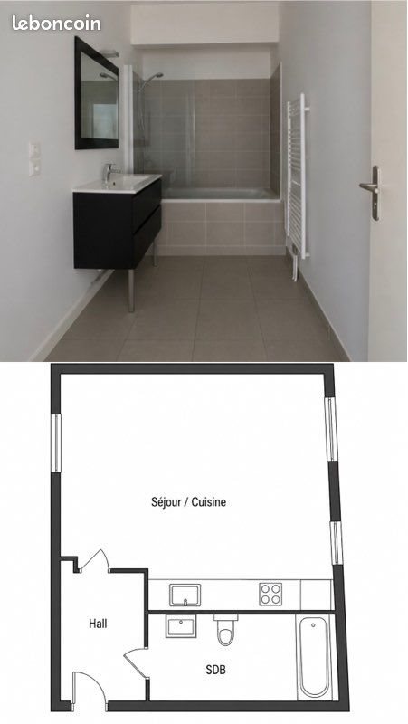 Appartement à louer, 34m², Lille