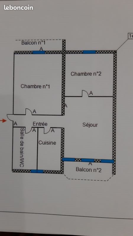 Appartement à louer, 70m², Uzerche
